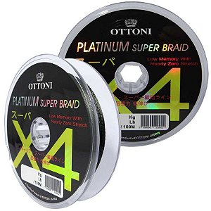 Linha Platinum Multifilamento X4 0,26mm 100m