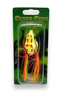 Isca Yara Crazy Frog 5,5cm 11,5g Cor 23 Branco 823