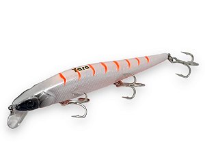 Isca artificial Yara Máquina 13,5cm 28g cor 74 Branco c/ Laranja (m13) 5074