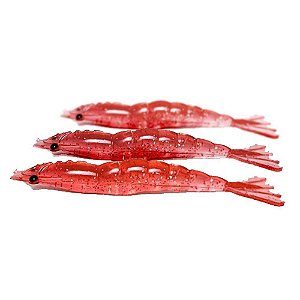 3 Isca artificial Camarão JET Shrimp Nihon 11cm - 06 COBRE