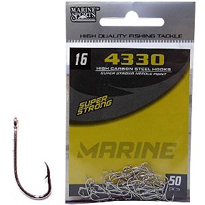 Anzol Marine Sports 4330 n. 16 cartela com 50