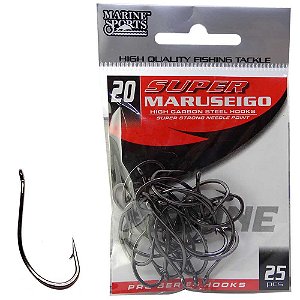 Anzol Marine Sports Super Maruseigo Black n. 20 com 25 un.