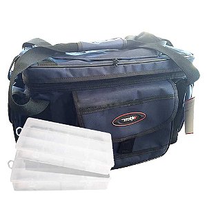 Bolsa de Pesca MTK Standard G Azul+ 2 Estojos Emifran EP-040