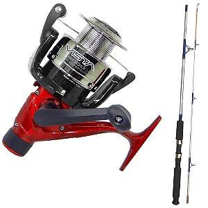 Kit de Pesca Molinete Marine Sports Novo Prisma 5000 FD + Vara Marine Sports  Evolution GT2 MS-S601H Jig 250g - 20-60 lb - Loja Martinelli Pesca Náutica