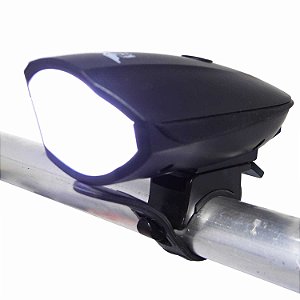 Lanterna Bike Ws-7588 T6 Luz c/ Buzina Recarregável USB