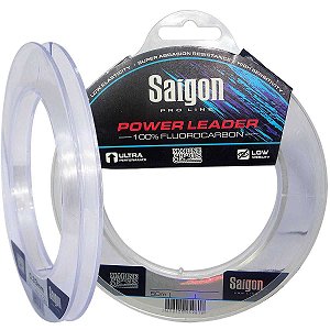 Linha Fluorcarbono Marine Sports Saigon Leader 50m 0,49mm Clear 29 lb