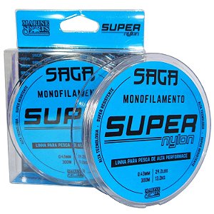 Linha Marine Sports Saga Nylon Smoke 0,50mm 300m