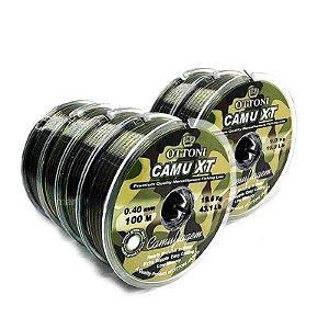 Linha Mono Camu XT 0,25mm (200m) e Camu XT 0,40mm (400m)