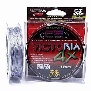 Linha multifilamento Maruri Victoria 4X 0,34mm 48 lb 150m