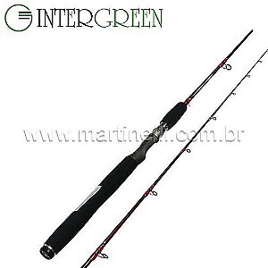 Vara Intergreen Rubi - 8-17lbs - 1,70m - RBS 57M-2 - (molinete) - (duas partes)