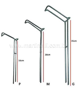 Suporte para vara barranco fixo tamanho M