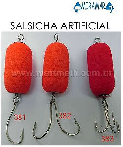 Salsicha artificial Miramar anzol simples 381 - 1 un.
