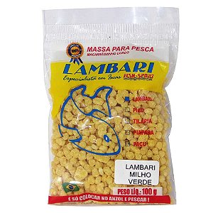 Massa Pronta Lambari Fish Spot Lambari Milho Verde 100g