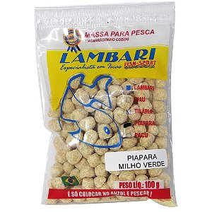 Massa Pronta Lambari Fish Sport Piapara Milho Verde 100g