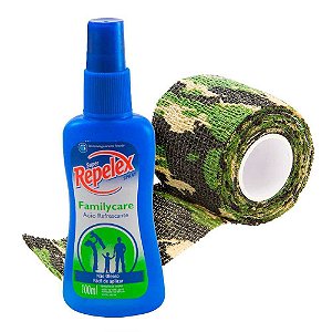 Repelente Repelex Family Care Spray 100 ml + Fita Adesi Tape