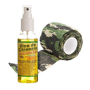 Repelente Óleo de Citronela Spray - 120ml + Fita Tape