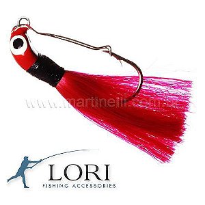 Isca artificial Jig Lori Anti-Enrosco M 12 g Cor: Vermelho (xuxinha)