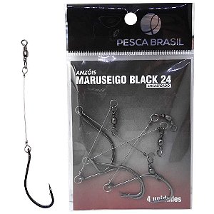 Anzol Pesca Brasil Maruseigo Black Encastoado 24 094109-un