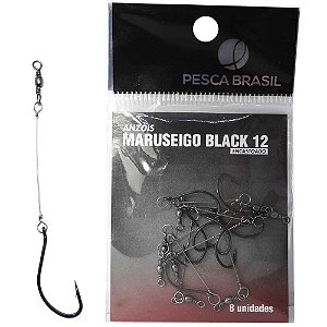 Anzol Pesca Brasil Maruseigo Black Encastoado 12 094103-un