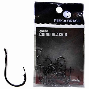 Anzol Pesca Brasil Chinu Black 6 094205-un