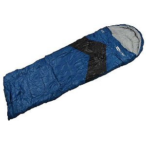 Saco de Dormir Nautika Viper Preto e Azul até 5 graus