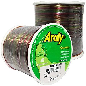 Linha Araty Superflex 1/4lb Multicolor 0,30mm 1240m