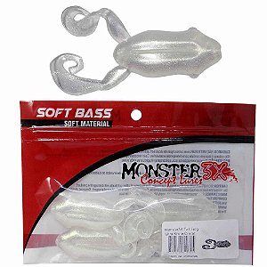 Isca Tail Frog Monster M3x New Shine Cristal 4 un.