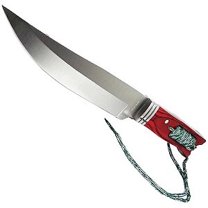 Faca SLK-A25 Inox 30cm para Caça Pesca Camping c/ bainha