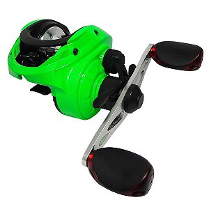 Carretilha Sumax Rainbow 800R Esquerda Verde 8 Rolamentos