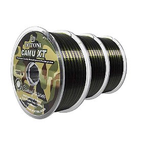 300 Linha Monofilamento Camu XT 0,35mm - 100m - 34,3 lbs  contínuos