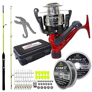 Conjunto Molinete Vista Dianteiro 2000 + Vara Vista - Martinelli Pesca e  Náutica - As melhores Ofertas do Ano em Pesca