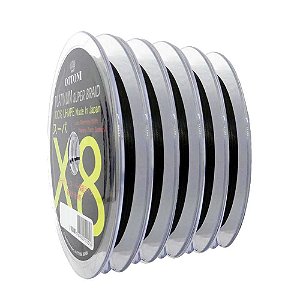 500m Linha Multifilamento Platinum X8 0,24mm 40lb/18.2kg - Verde - Carretéis de 100m contínuos
