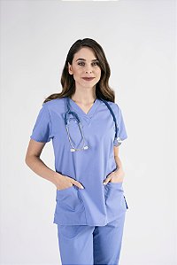 Conjunto Cirúrgico Feminino Verde Hospitalar (Poliéster)