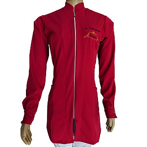 Jaleco Luxury Bordô Feminino