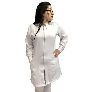 Jaleco Luxury White Feminino