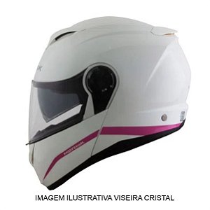 Capacete Norisk Force Simplicity White Pink