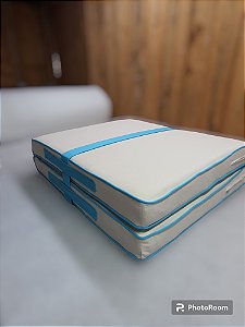 Colchão Dobrável para Nicho cama Algodão Cru Natural Verde Rei do Futon