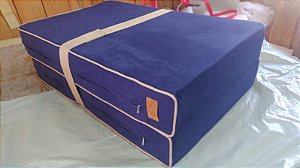 Sob medida Colchonete Dobrável Nicho Cama Quarto Infantil Azul Rei do Futon