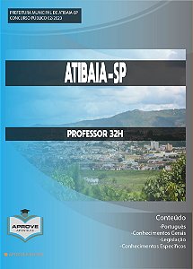 APOSTILA ATIBAIA - PROFESSOR 32H