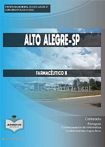 APOSTILA ALTO ALEGRE - FARMACÊUTICO II