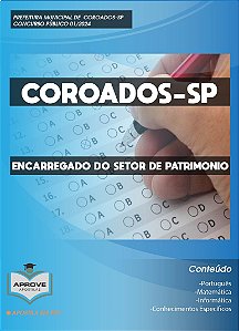 APOSTILA COROADOS - ENCARREGADO DO SETOR DE PATRIMÔNIO
