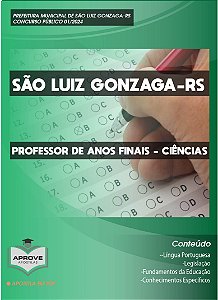 APOSTILA SÃO LUIZ GONZAGA - PROFESSOR DE ANOS FINAIS - CIÊNCIAS