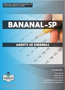 APOSTILA BANANAL - AGENTE DE ENDEMIAS