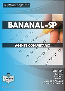 APOSTILA BANANAL - AGENTE COMUNITÁRIO