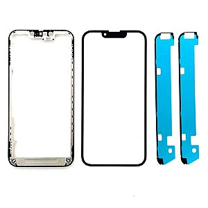 Vidro Apple Iphone 13 Com Cola Oca + Frame ( Aro )