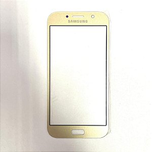 Vidro Samsung A7 2017 ( A720 ) Sem Cola Oca Dourado