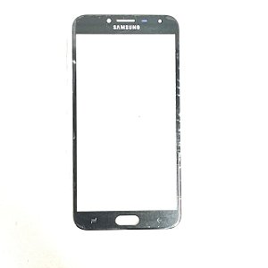 Vidro Samsung J4 ( J400 ) Sem Cola Oca Preto