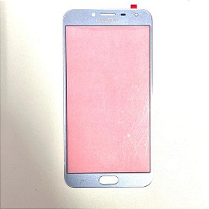 Vidro Samsung J4 ( J400 ) Sem Cola Oca Azul
