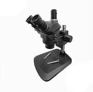 Microscópio Trinocular 7050+ Simul-Focal Profissional Preto + Lente 0.5