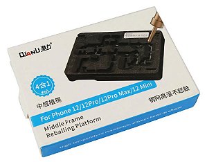 Suporte Placa Stencil Reballing Qianli Middle Frame Iphone 12 / 12 Pro / 12 Pro Max / 12 Mini